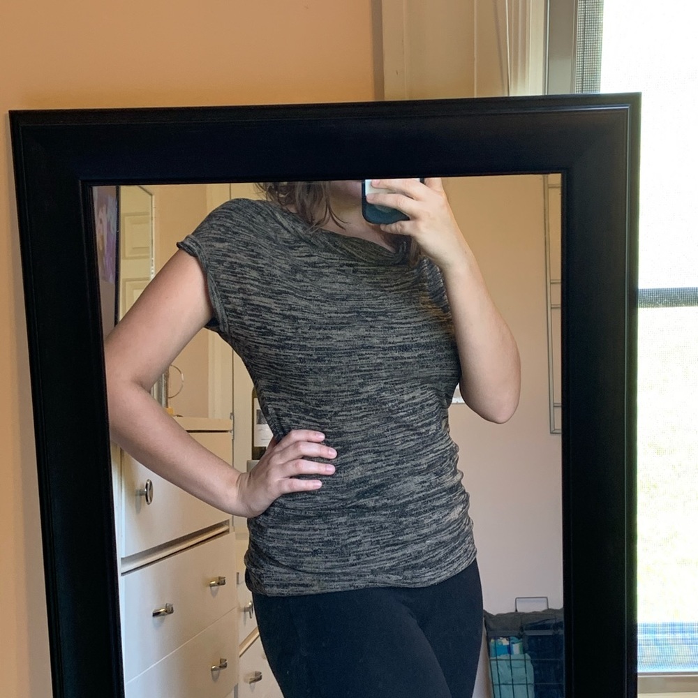 🍁 2/$20❕Short Sleeve Cowl Neck Tank Sweater